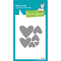 Lawn Fawn Hearts die set